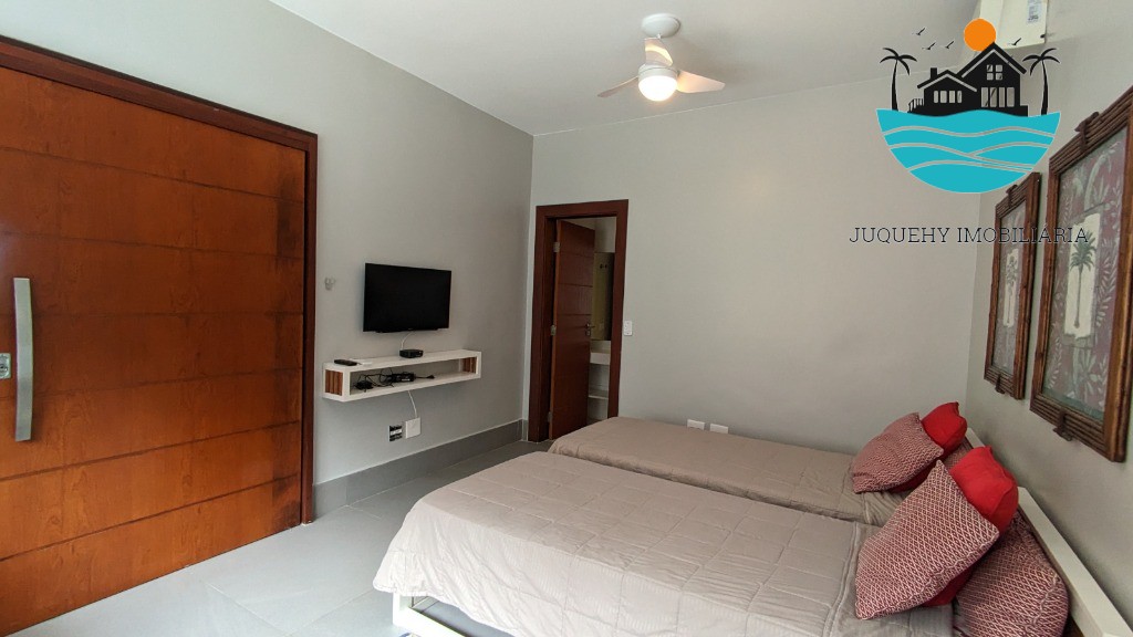 Casa Pé na Areia em Juquehy, Canto Direito - Aluguel de Temporada, piscina, sauna, 6 suítes, acomoda 16 pessoas Juquehy Imobiliária
