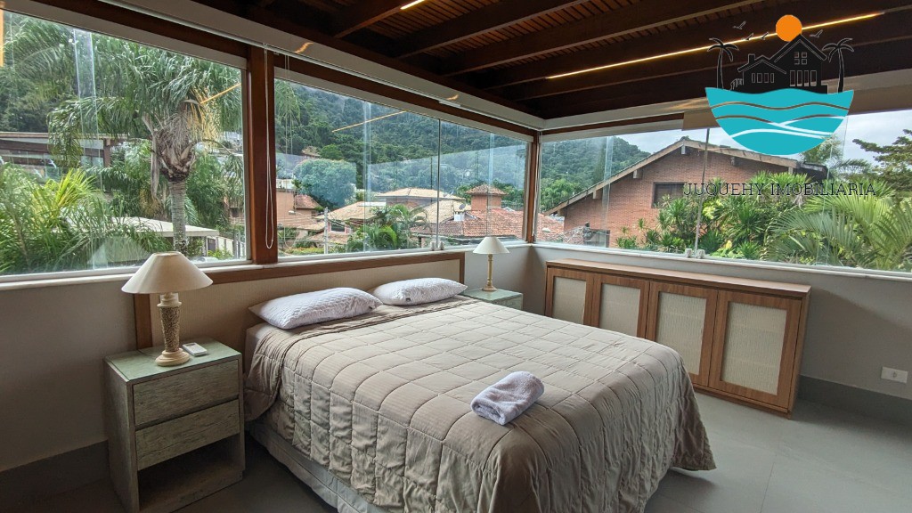 Casa Pé na Areia em Juquehy, Canto Direito - Aluguel de Temporada, piscina, sauna, 6 suítes, acomoda 16 pessoas Juquehy Imobiliária
