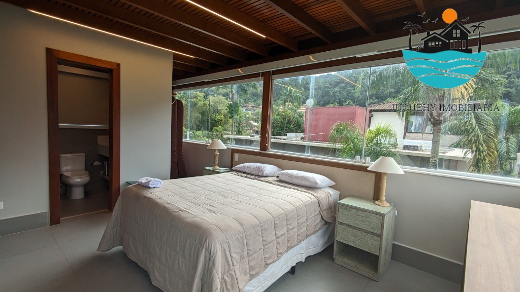 Casa Pé na Areia em Juquehy, Canto Direito - Aluguel de Temporada, piscina, sauna, 6 suítes, acomoda 16 pessoas Juquehy Imobiliária
