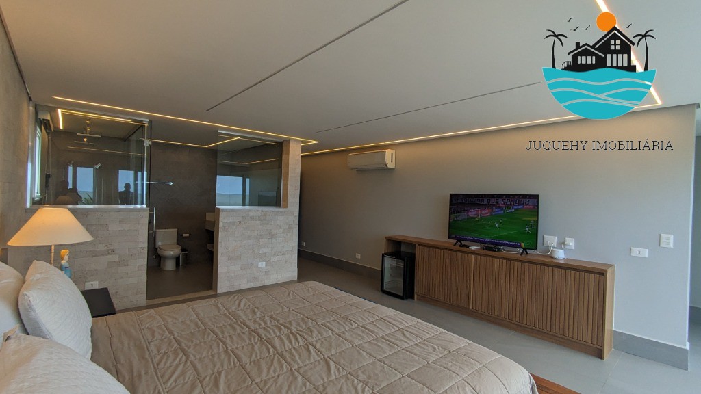 Casa Pé na Areia em Juquehy, Canto Direito - Aluguel de Temporada, piscina, sauna, 6 suítes, acomoda 16 pessoas Juquehy Imobiliária