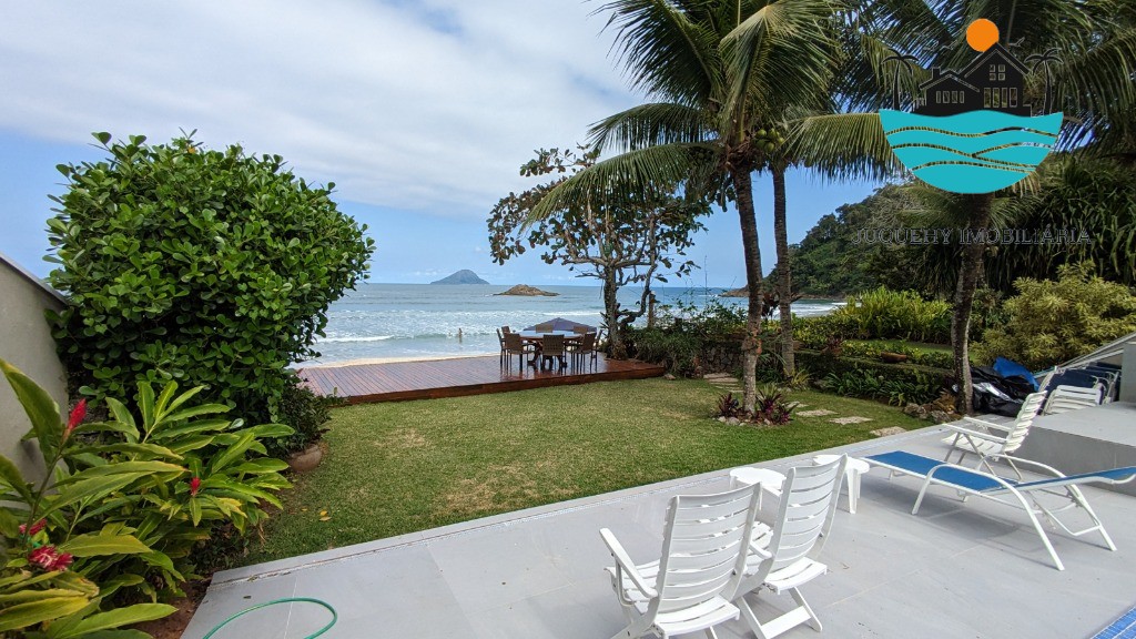 Casa Pé na Areia em Juquehy, Canto Direito - Aluguel de Temporada, piscina, sauna, 6 suítes, acomoda 16 pessoas Juquehy Imobiliária