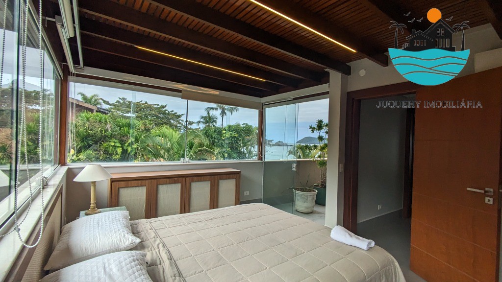 Casa Pé na Areia em Juquehy, Canto Direito - Aluguel de Temporada, piscina, sauna, 6 suítes, acomoda 16 pessoas Juquehy Imobiliária