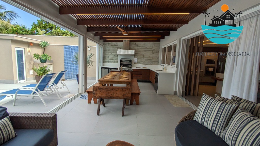 Casa Pé na Areia em Juquehy, Canto Direito - Aluguel de Temporada, piscina, sauna, 6 suítes, acomoda 16 pessoas Juquehy Imobiliária