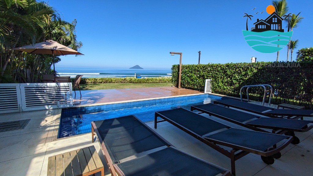 Casa Pé na Areia Juquehy Venda - Canto de juquehy com 4 suítes, piscina Privativa, area gourmet, 350m² de área construída Juquehy Imobiliária