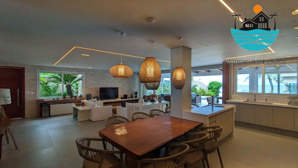 Casa Pé na Areia em Juquehy, Canto Direito - Aluguel de Temporada, piscina, sauna, 6 suítes, acomoda 16 pessoas Juquehy Imobiliária