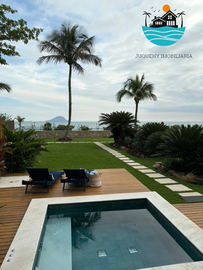 Casa venda pé na areia barra do una - aluguel, com 06 suítes