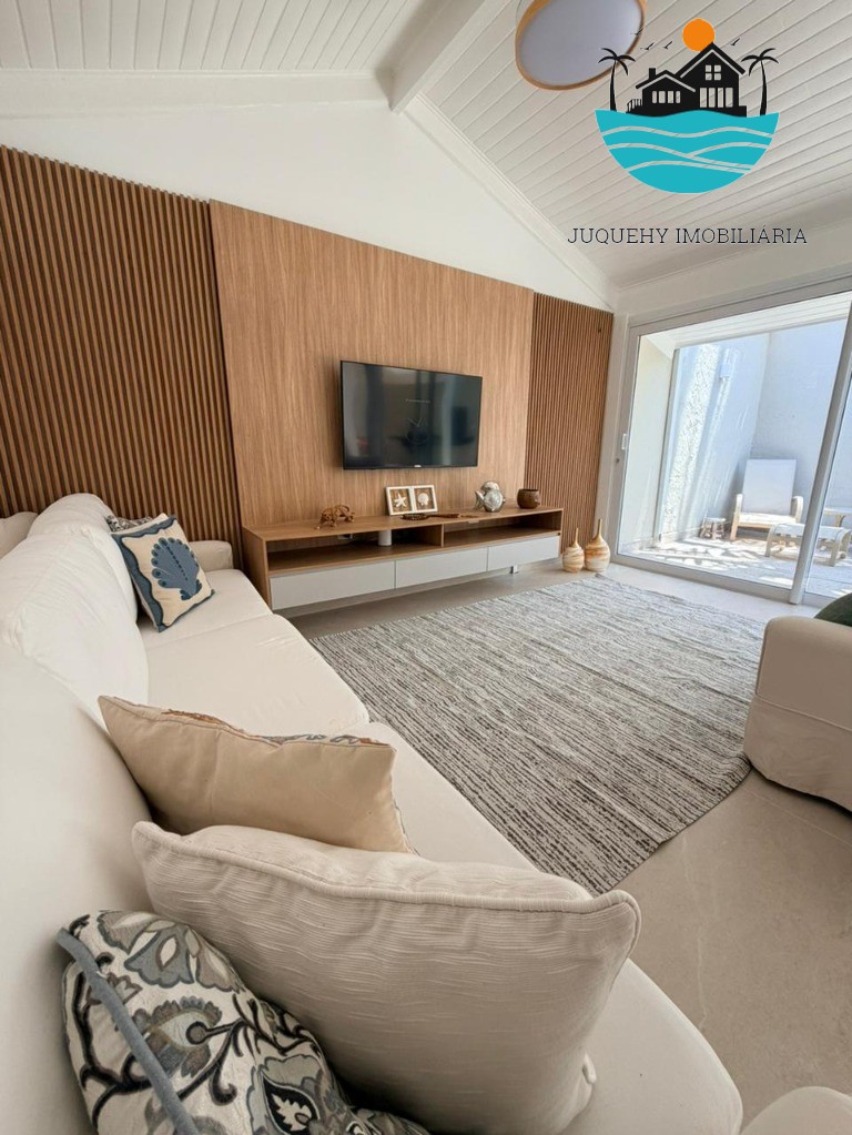 Aluguel Juquehy - Casa em cond. Pé na areia com 4 suítes, piscina, sauna, 2 vagas, serv, praia - Acomodação 11 pessoas Juquehy Imobiliária