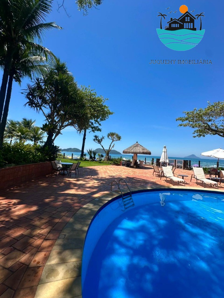 Aluguel Juquehy - Casa em cond. Pé na areia com 4 suítes, piscina, sauna, 2 vagas, serv, praia - Acomodação 11 pessoas Juquehy Imobiliária