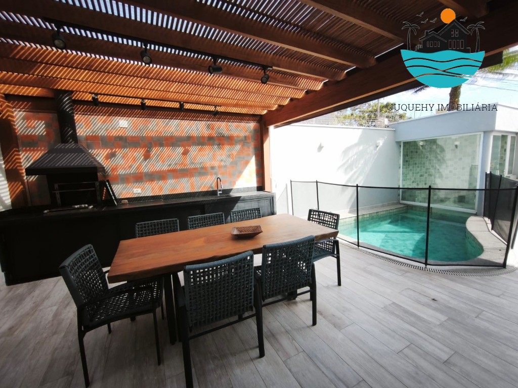 Casas para Alugar Temporada Juquehy - (Canto direito) pertinho da praia, 5 suítes, piscina aquecida, sauna, máx. 12 pessoas Juquehy Imobiliária