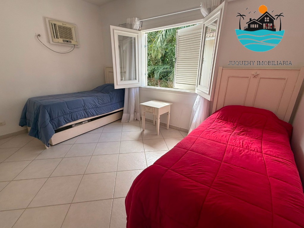 Alugar Casa anual em Juquehy em Condomínio Fechado - com 4 dormitórios, 2 suíte, 100m da praia - Acomodação máx. 10 pessoas Juquehy Imobiliária