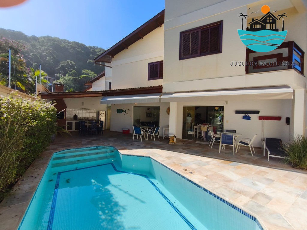 Casa para aluguel de temporada - 5 suites, sendo 1 suite térrea, com piscina, Churras.., acomodação 12 pessoas, 20m da praia Juquehy Imobiliária
