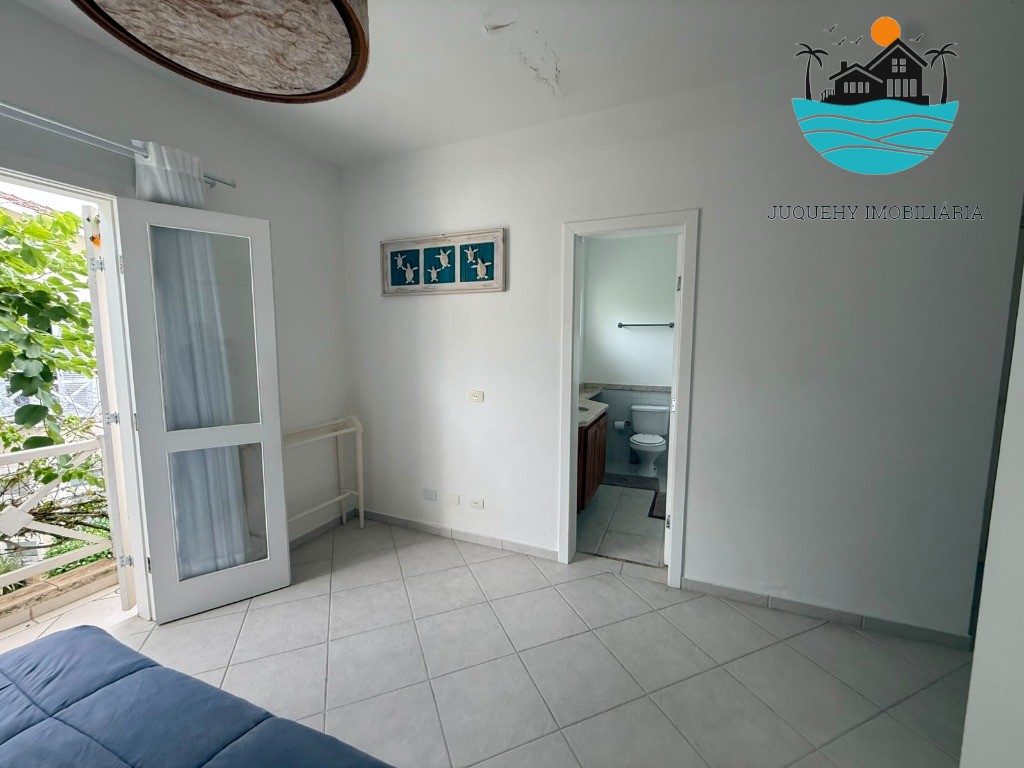 Alugar Casa anual em Juquehy em Condomínio Fechado - com 4 dormitórios, 2 suíte, 100m da praia - Acomodação máx. 10 pessoas Juquehy Imobiliária