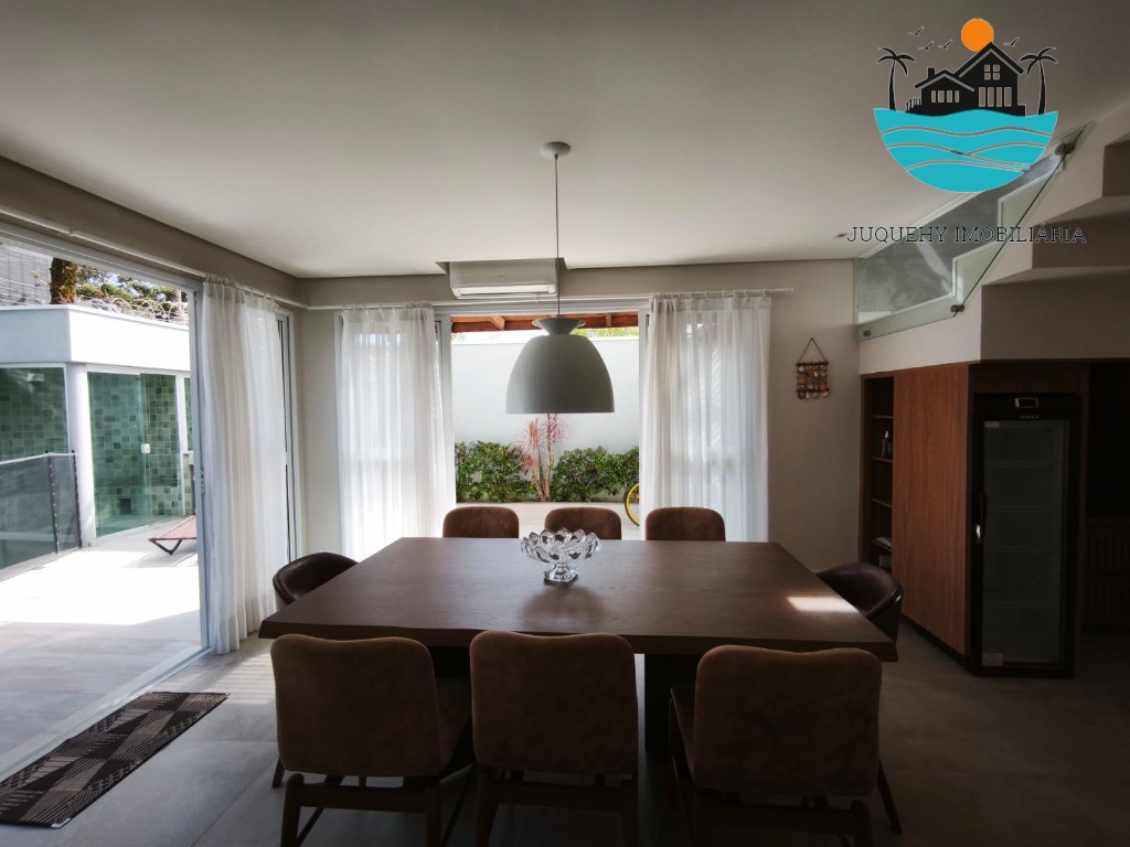 Casas para Alugar Temporada Juquehy - (Canto direito) pertinho da praia, 5 suítes, piscina aquecida, sauna, máx. 12 pessoas Juquehy Imobiliária
