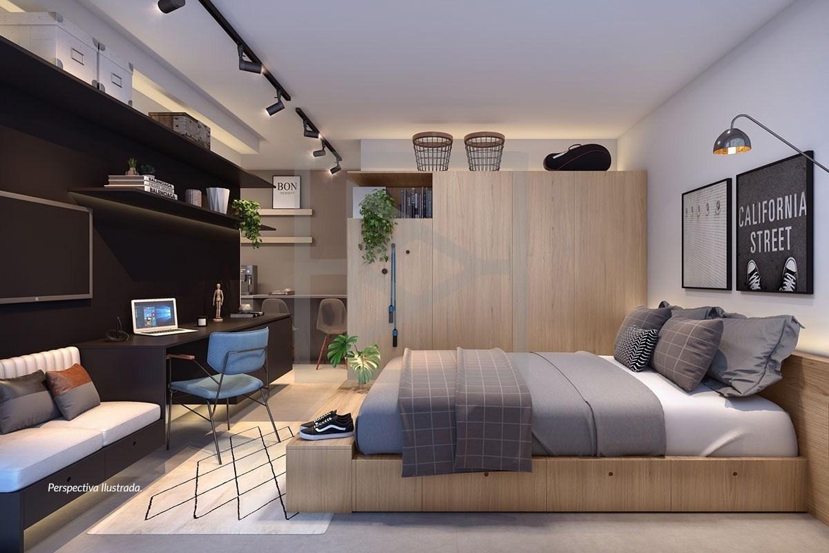 Apartamento, 1 quarto, 32 m² - Foto 2
