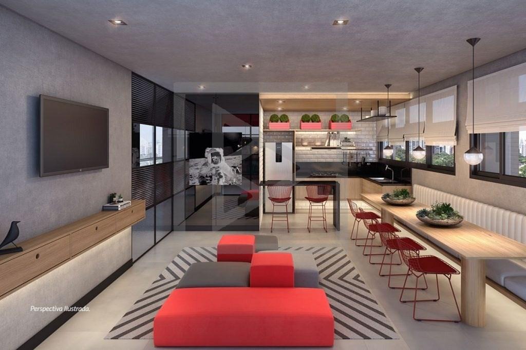 Apartamento para Venda - 24m², 1 dormitório, Moema