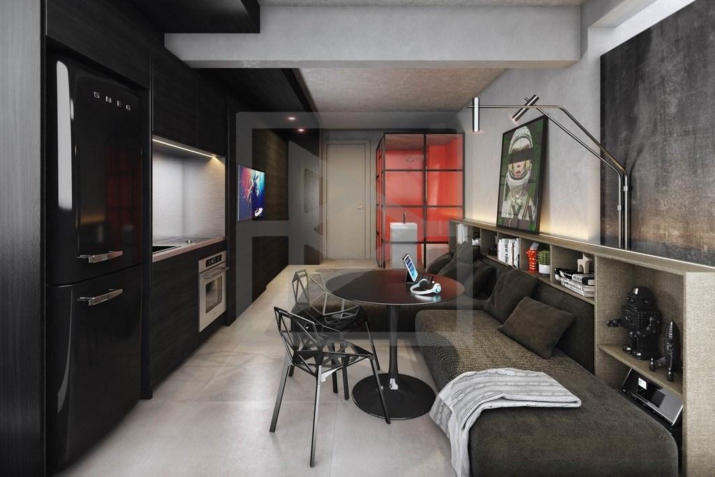 Apartamento para Venda - 25m², 1 dormitório, 1 vaga - Perdizes