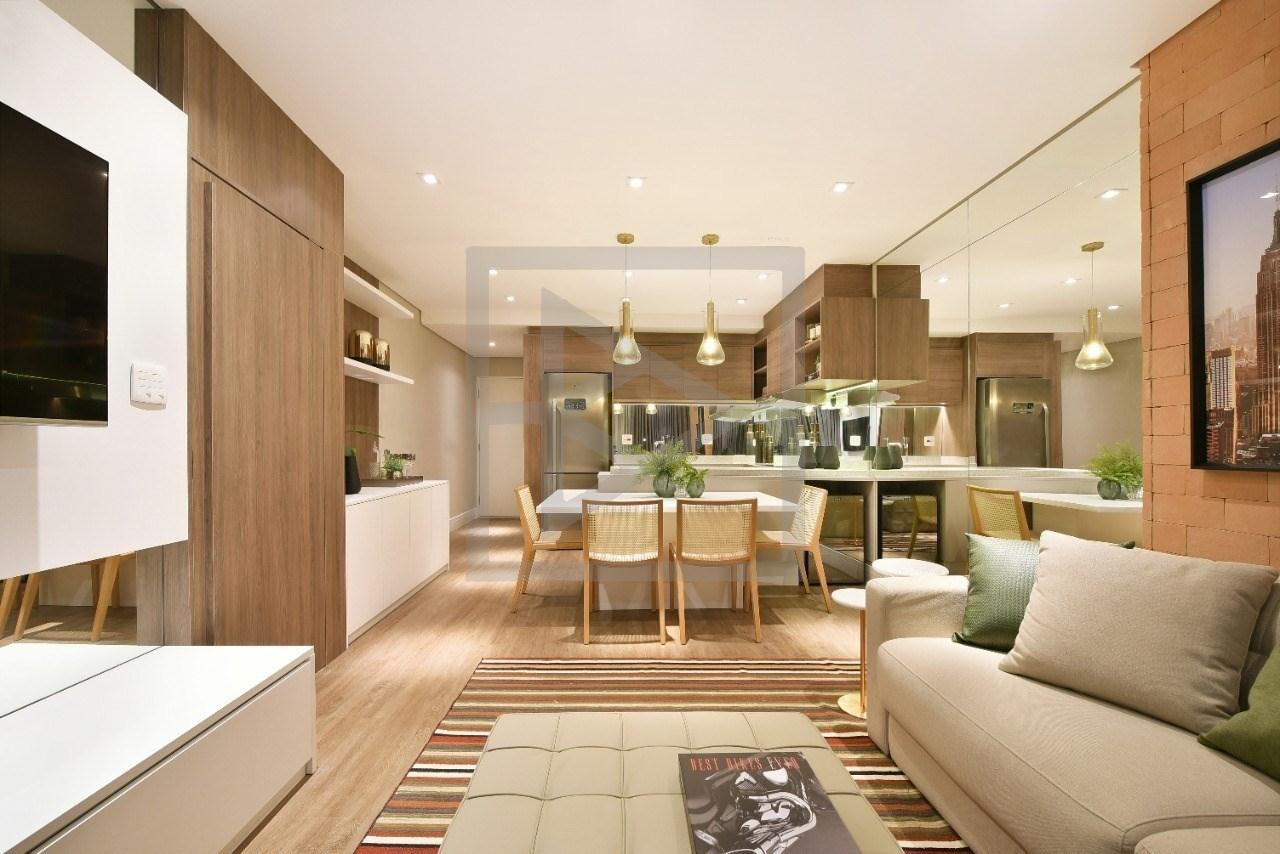 Apartamento TOTALMENTE MOBILIADO para VENDA 68m², 1 dormitório, 2 vagas -Vila Nova Conceição
