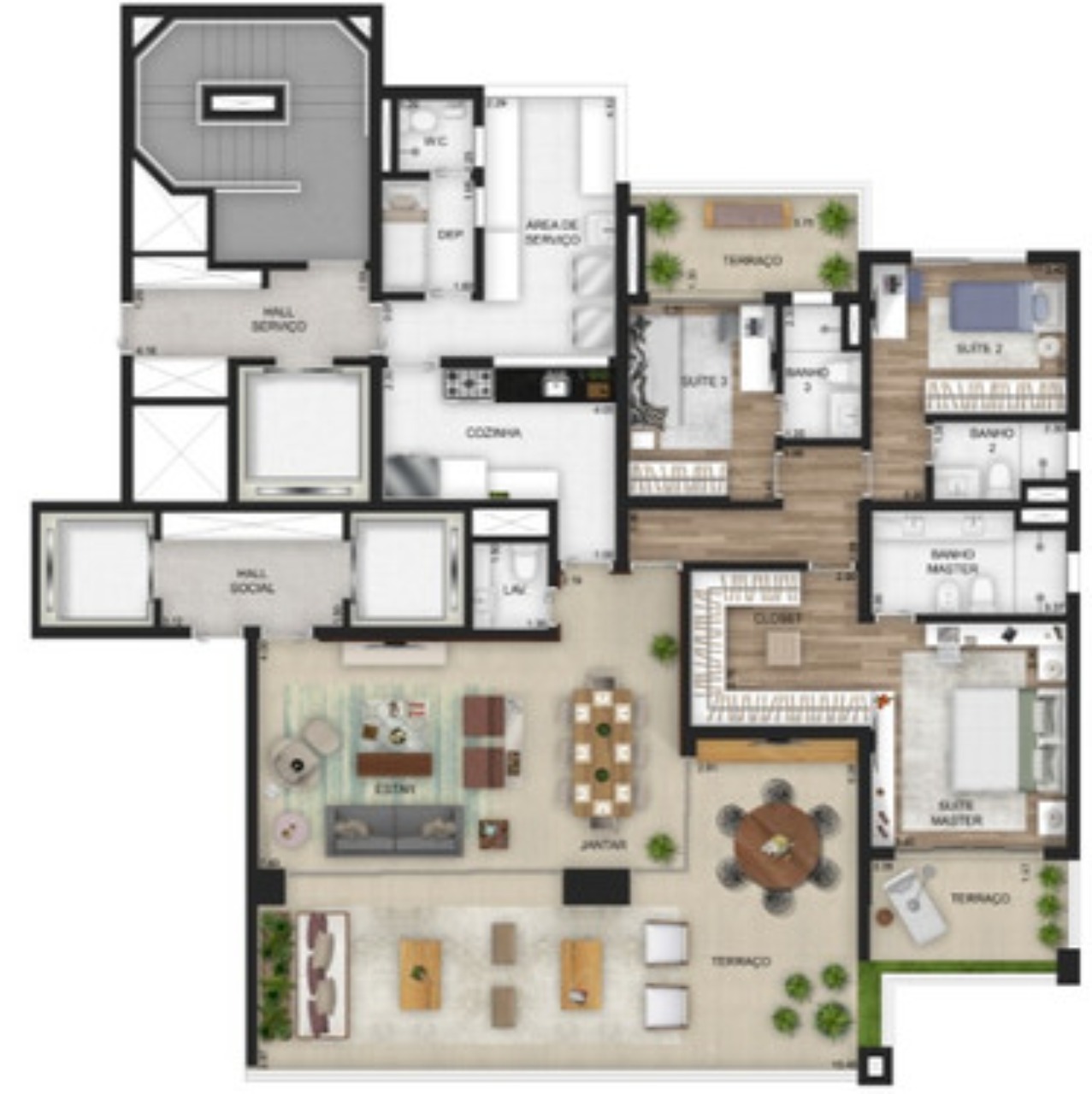 Apartamento, 3 quartos, 208 m² - Foto 15