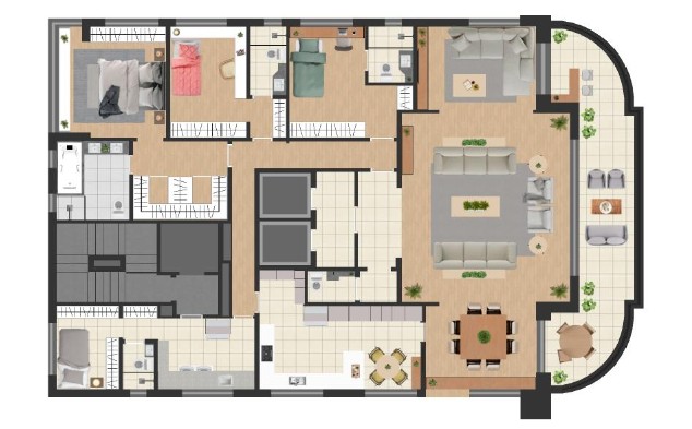 Apartamento, 3 quartos, 278 m² - Foto 37