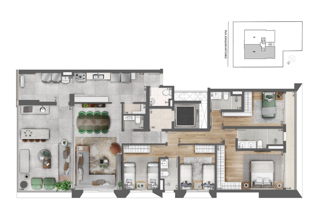 Apartamento, 4 quartos, 174 m² - Foto 37