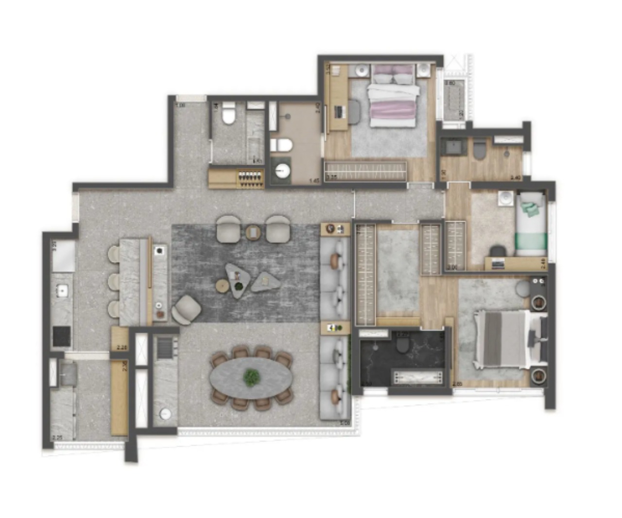 Apartamento, 3 quartos, 151 m² - Foto 47