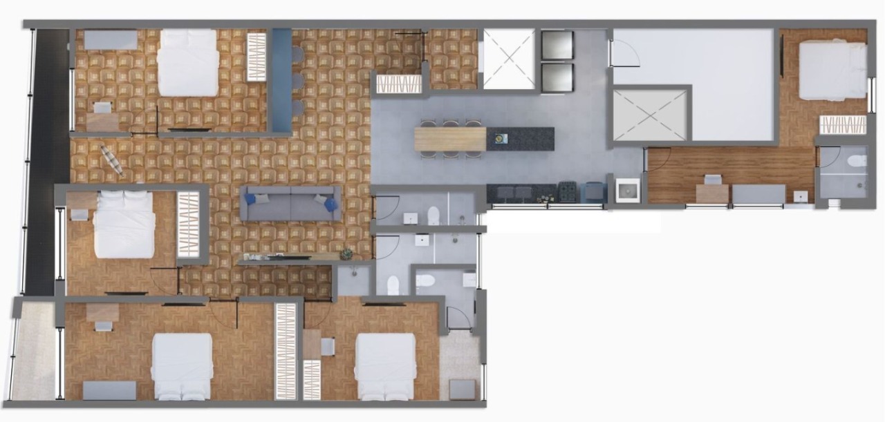 Apartamento, 5 quartos, 200 m² - Foto 44