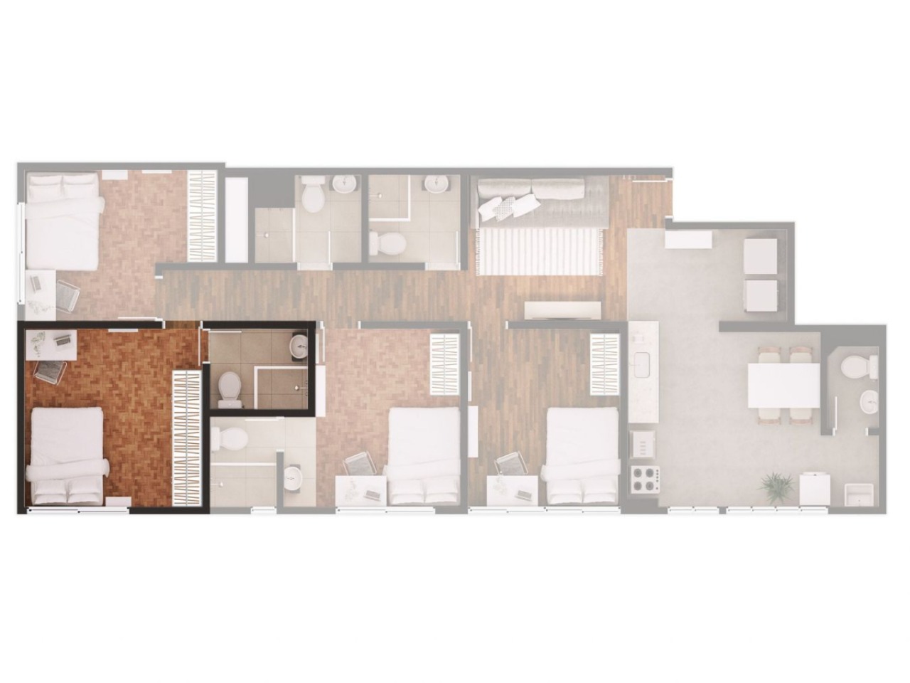 Apartamento, 4 quartos, 103 m² - Foto 12