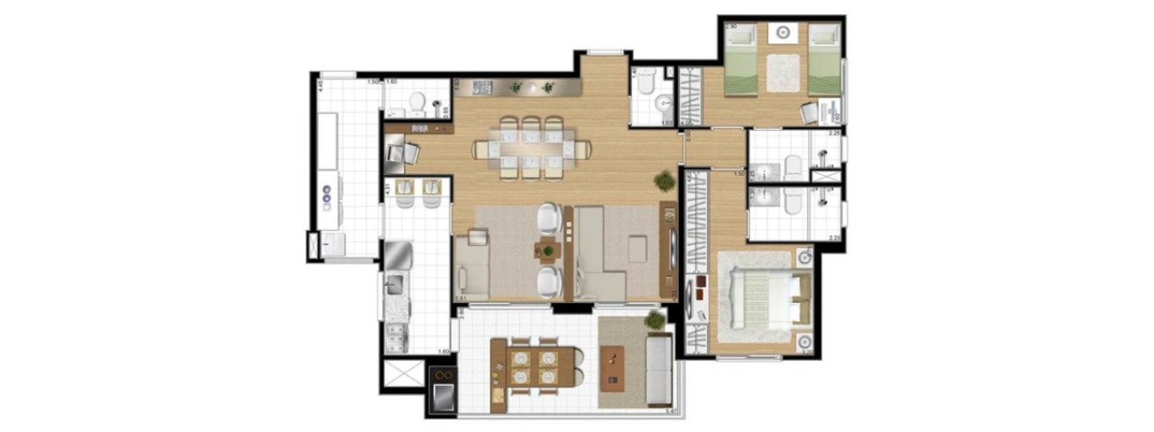 Apartamento, 3 quartos, 108 m² - Foto 50