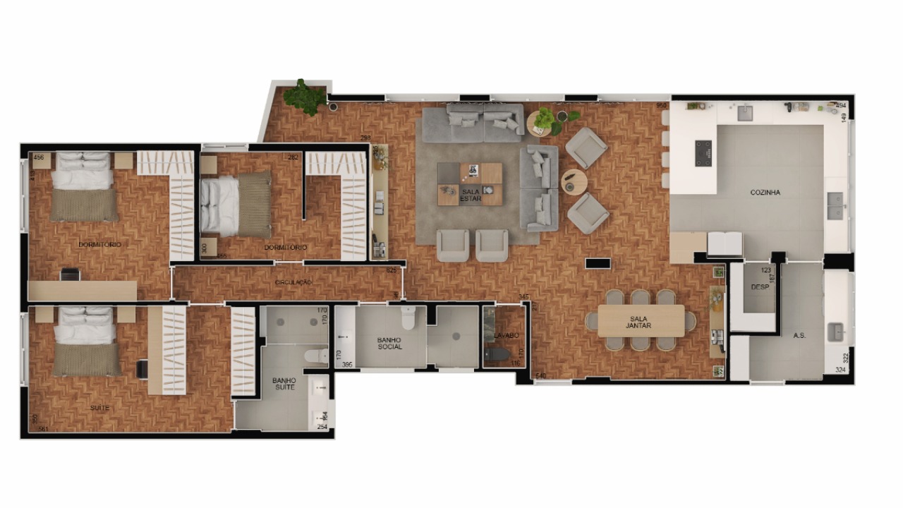 Apartamento, 3 quartos, 230 m² - Foto 46