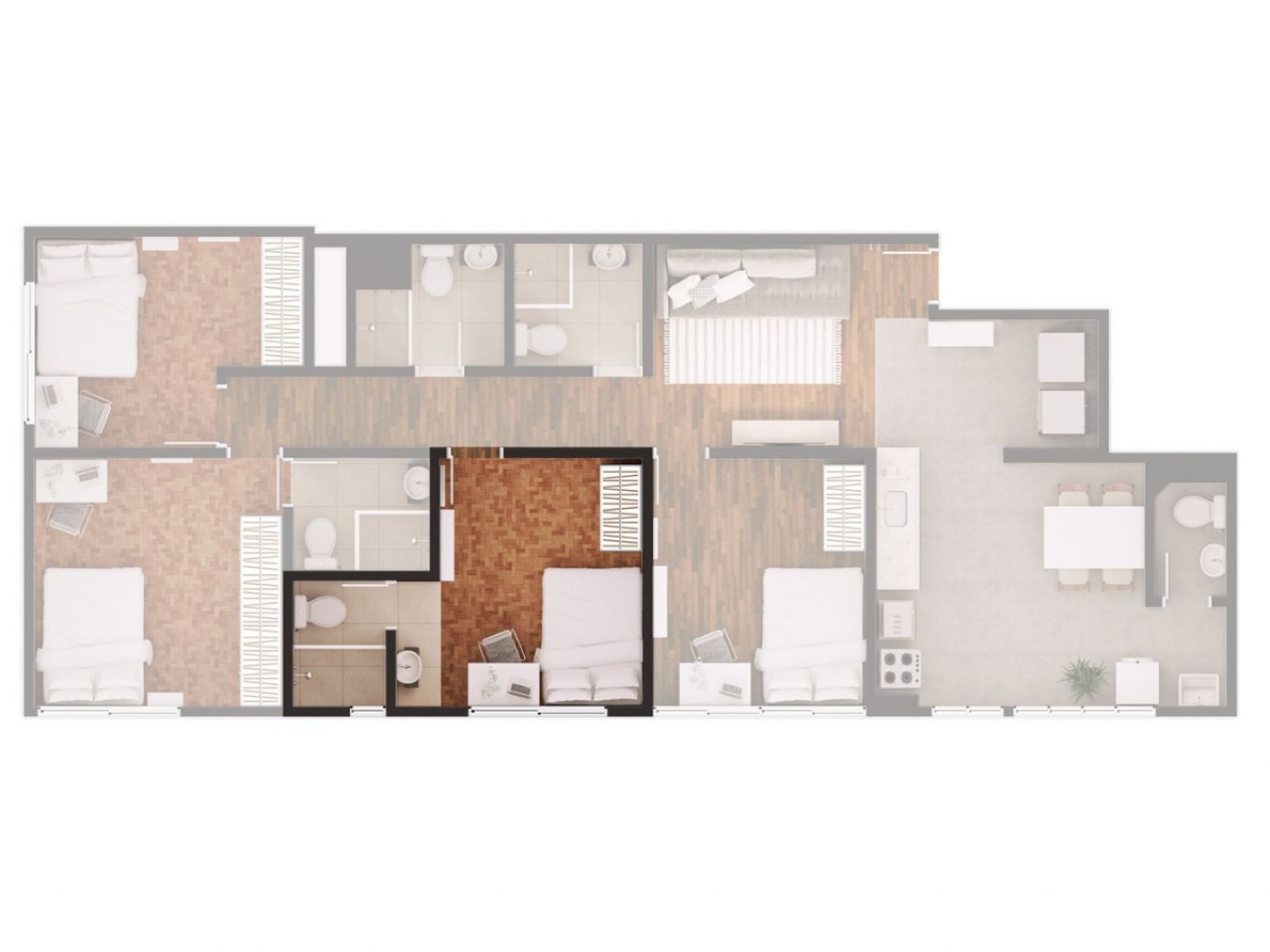 Apartamento, 4 quartos, 103 m² - Foto 19