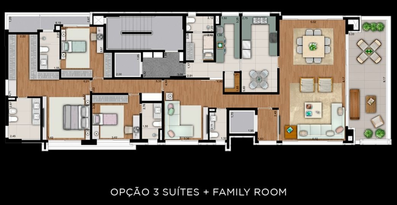 Apartamento, 3 quartos, 260 m² - Foto 35