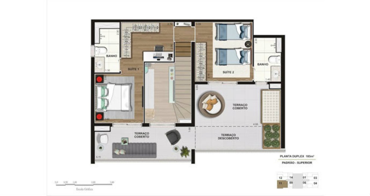 Apartamento, 2 quartos, 107 m² - Foto 34