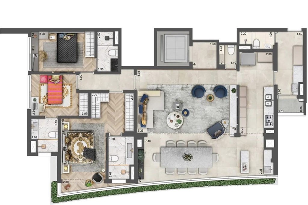 Apartamento, 3 quartos, 149 m² - Foto 50