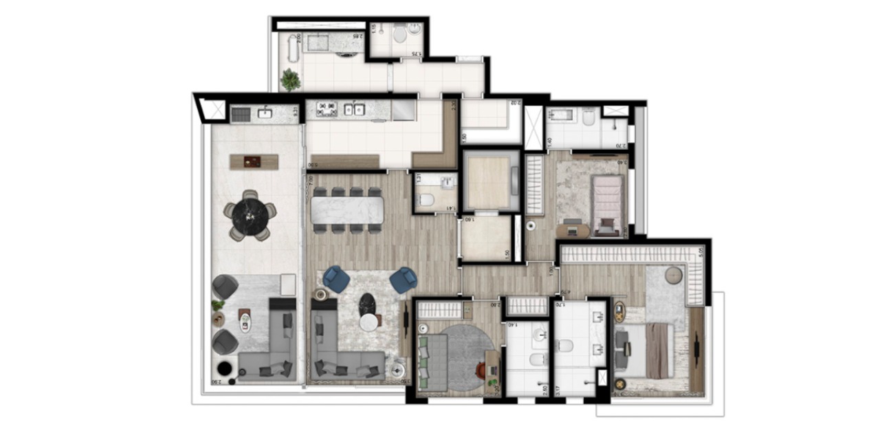 Apartamento, 3 quartos, 171 m² - Foto 24