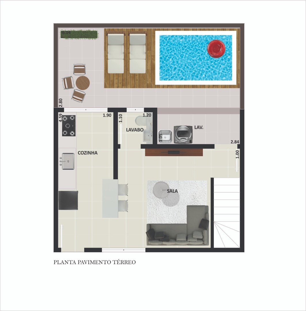 Casa de Condomínio, 2 quartos - Foto 3