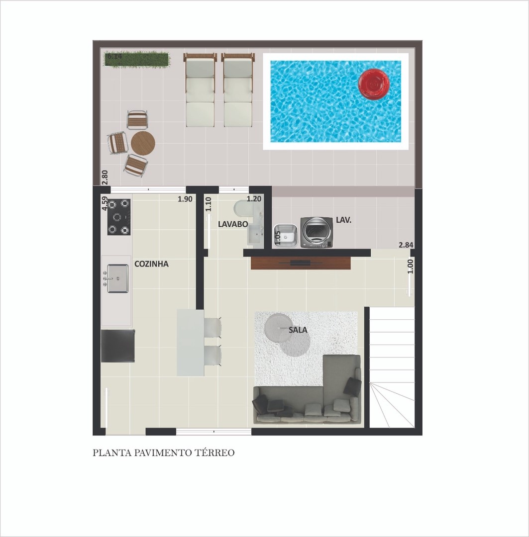Casa de Condomínio, 2 quartos - Foto 4