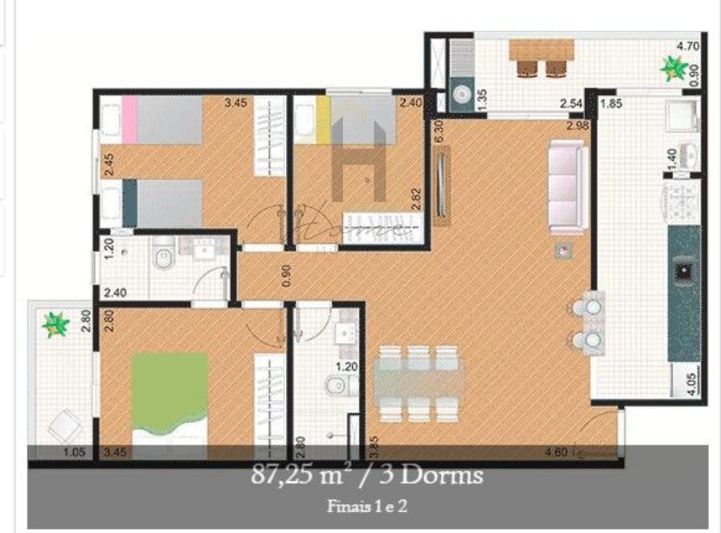 Apartamento, 3 quartos, 89 m² - Foto 20