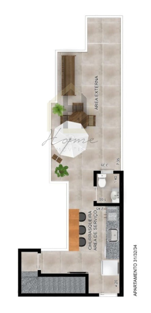Cobertura, 2 quartos, 91 m² - Foto 21