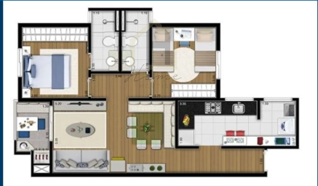 Apartamento, 2 quartos, 64 m² - Foto 40