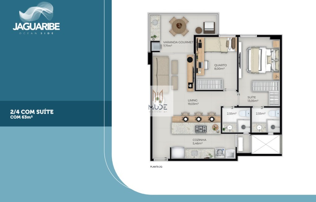 Apartamento, 2 quartos, 63 m² - Foto 14