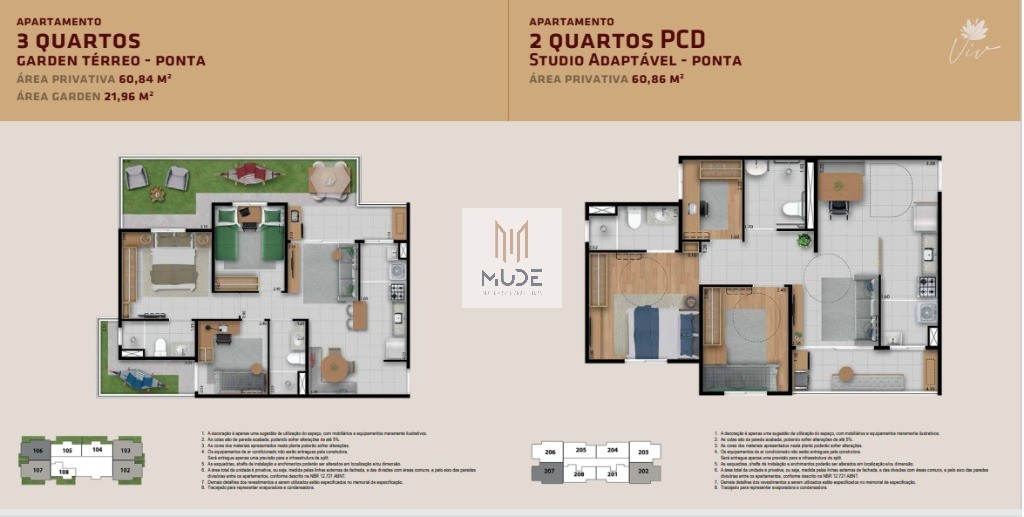 Apartamento, 3 quartos, 60 m² - Foto 15