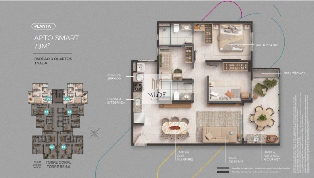 Apartamento, 3 quartos, 73 m² - Foto 16