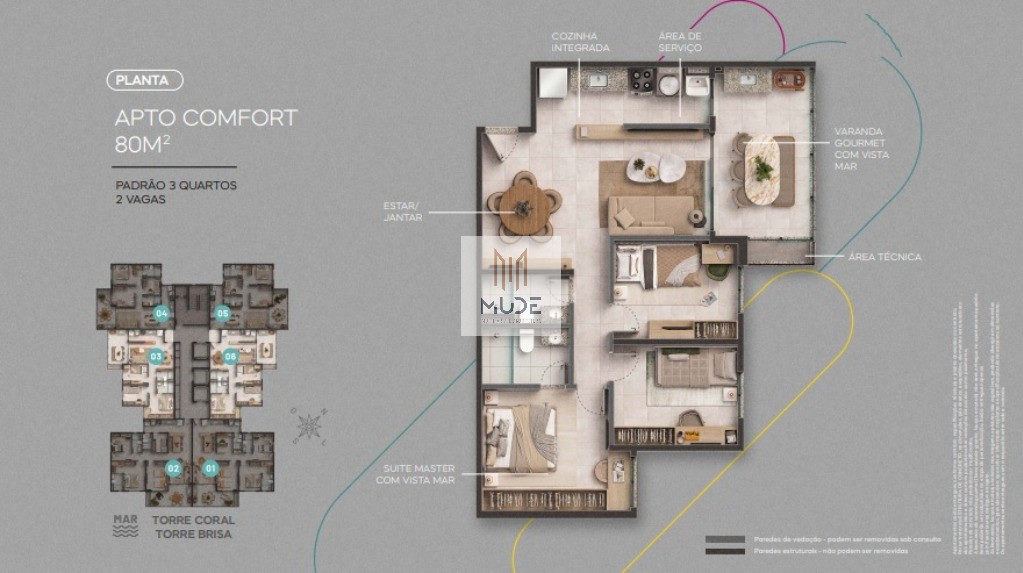 Apartamento, 3 quartos, 73 m² - Foto 22