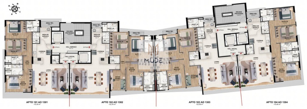 Apartamento, 3 quartos, 132 m² - Foto 23