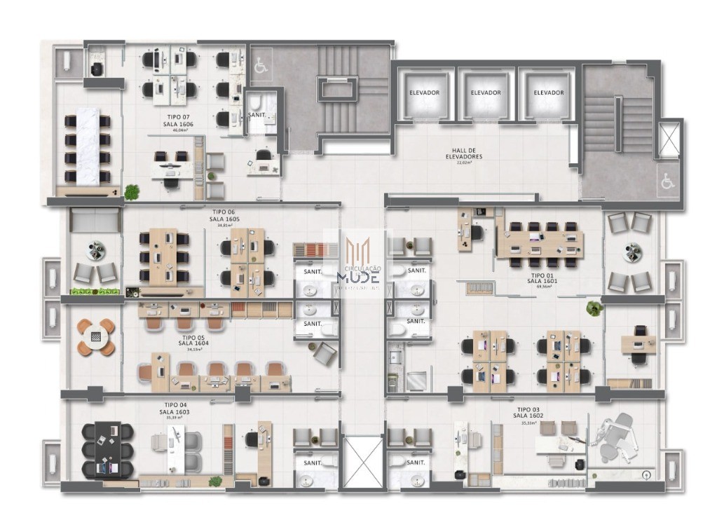 Imóvel Comercial Padrão à venda com 1 quarto, 34m² - Foto 13