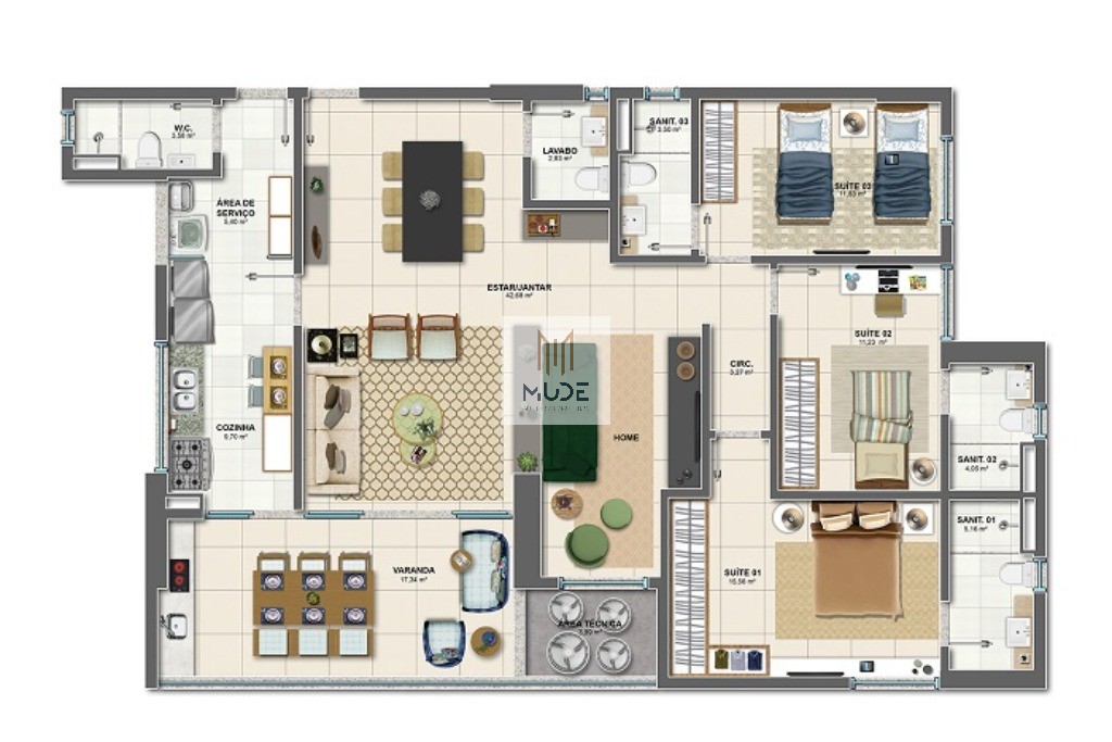 Apartamento, 4 quartos, 140 m² - Foto 13