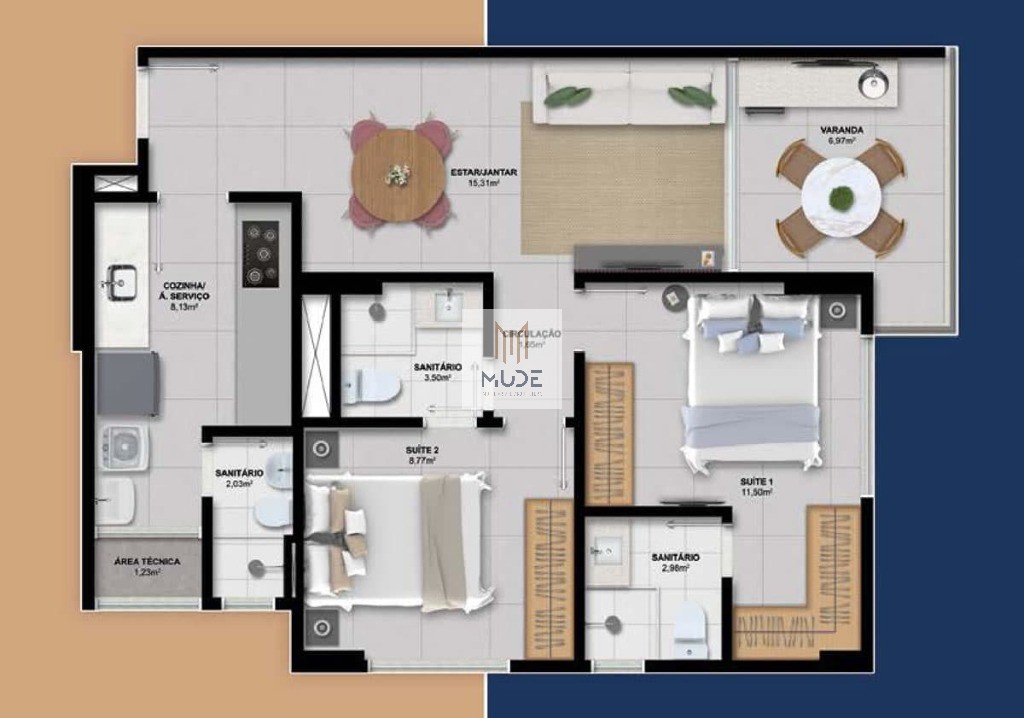 Apartamento, 3 quartos, 80 m² - Foto 9