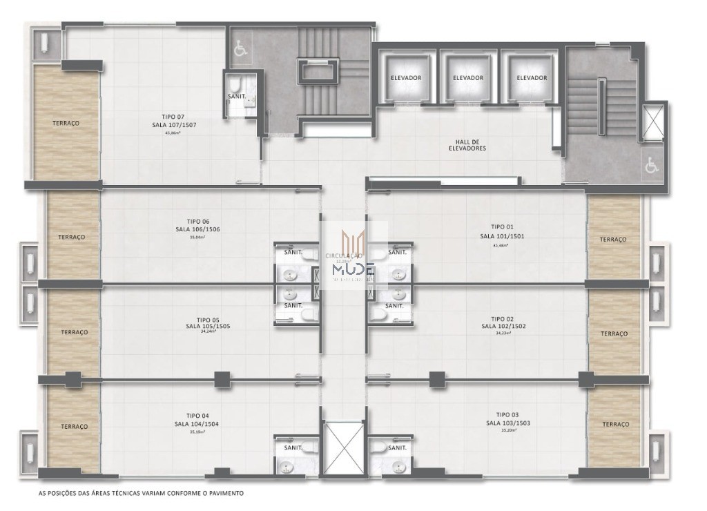 Imóvel Comercial Padrão à venda com 1 quarto, 34m² - Foto 12
