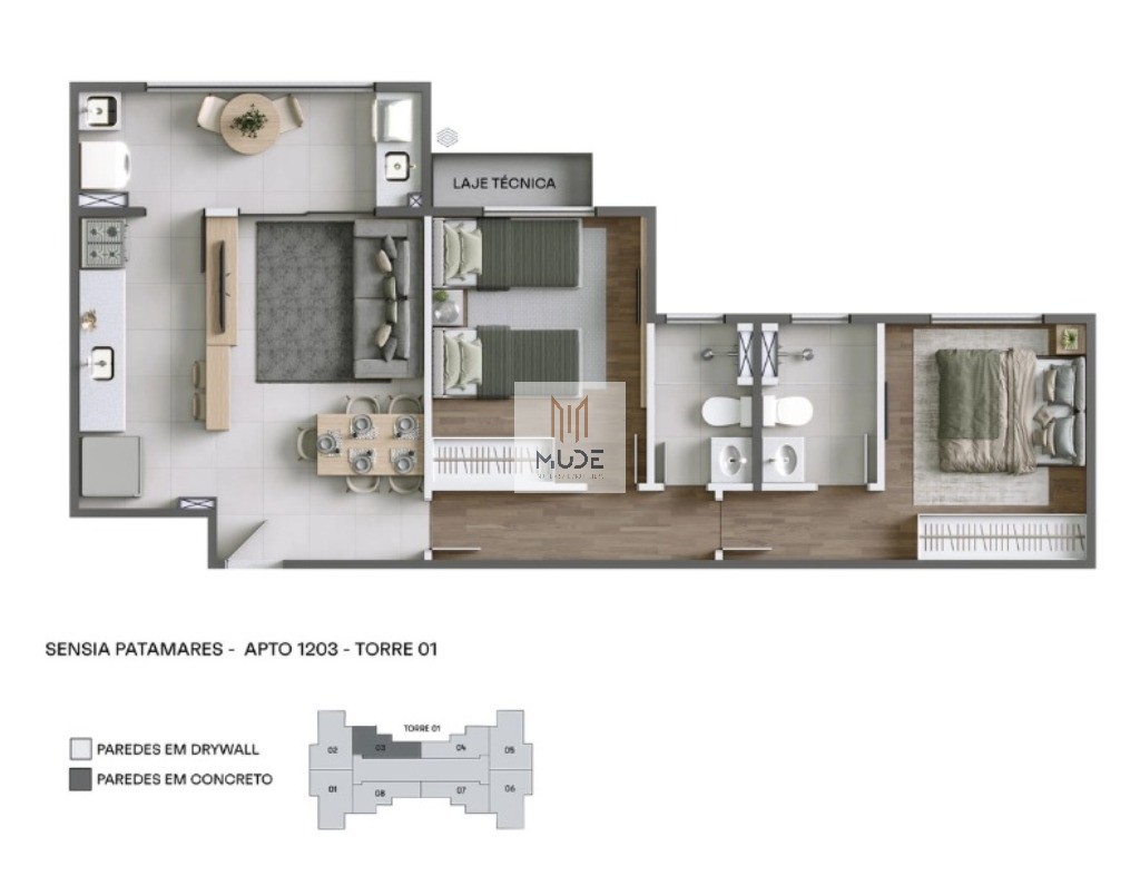 Apartamento, 2 quartos, 64 m² - Foto 8