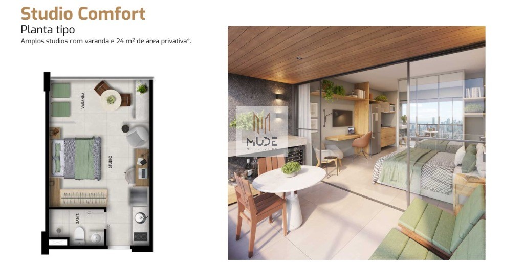 Apartamento, 1 quarto, 31 m² - Foto 5
